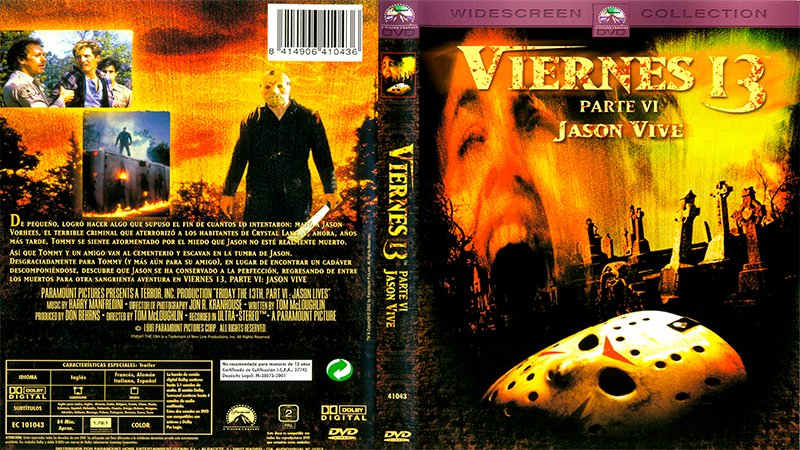 Viernes 13 Parte 6 Jason Vive 1986